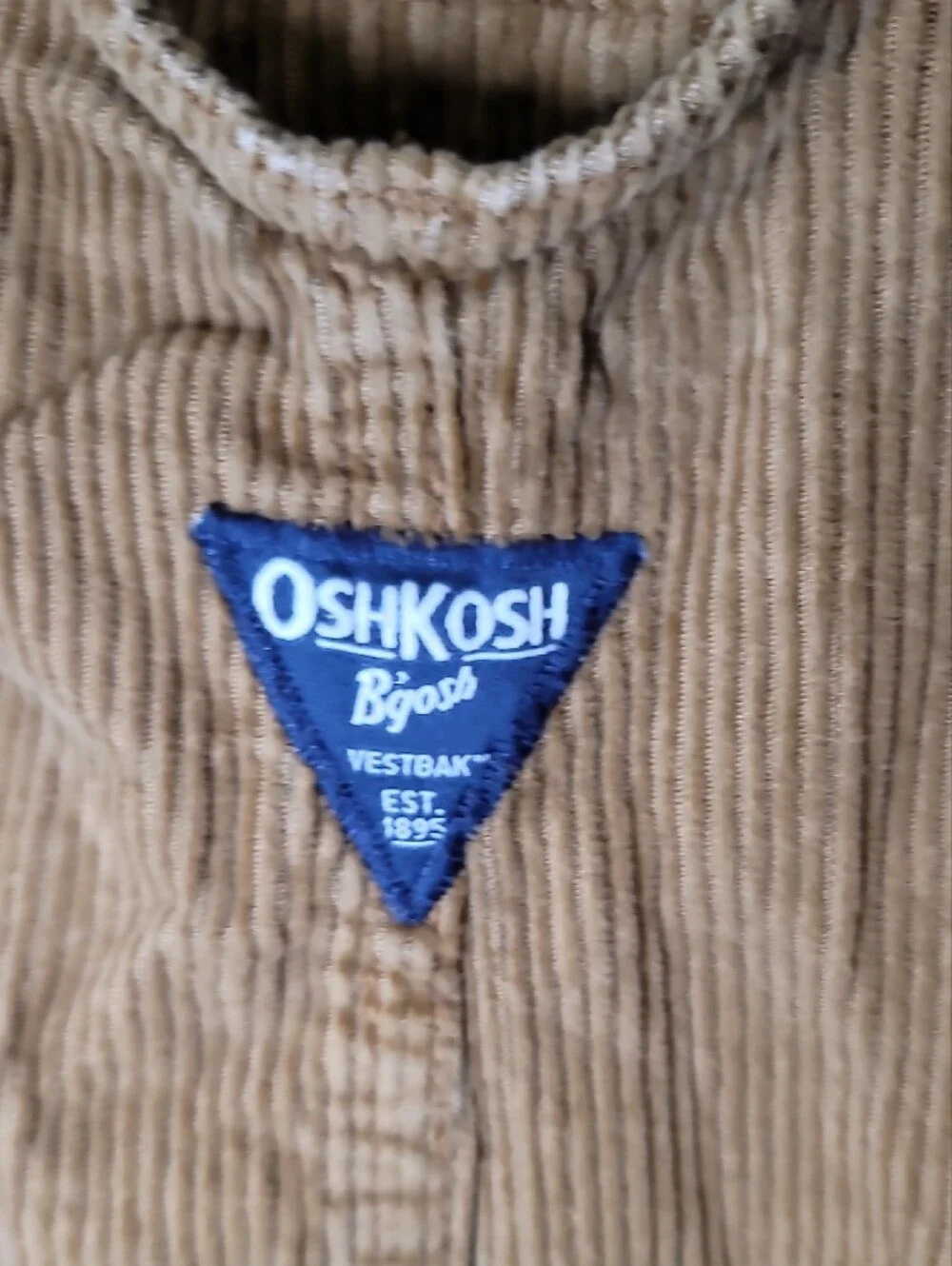 OshKosh B'gosh Mustard Corduroy Kids Overalls